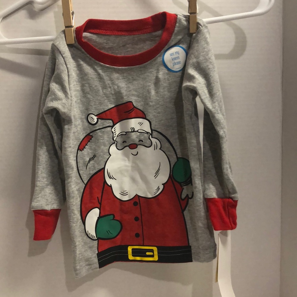 Carter’s Santa PJ Top only, NWT, size 18m